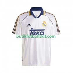 Real Madrid -2000 Retro Män Hemma Matchtröja 1999 Kortärmad