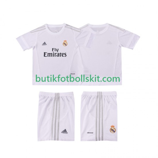 Real Madrid 2015 2016 Retro Barn Hemma Matchtröja Kortärmad