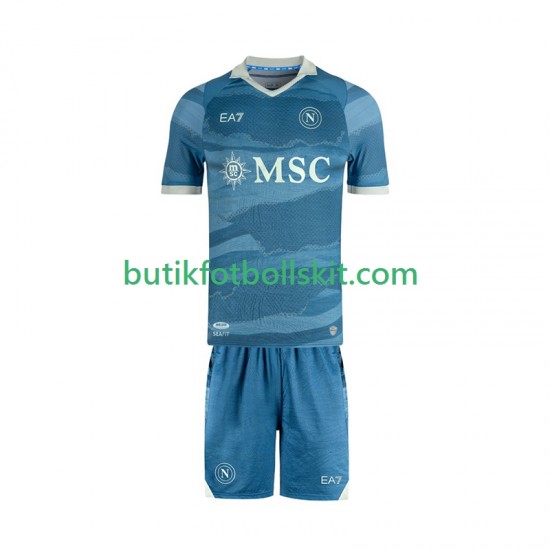 SSC Napoli SSC Special Barn Hemma Matchtröja 2024/25 Kortärmad