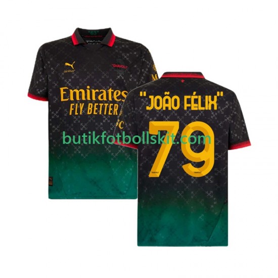 AC Milan JOAO FELIX 79 Män Fjärdes Matchtröja 2024/25 Kortärmad