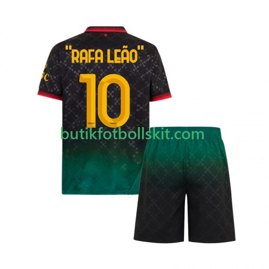 AC Milan RAFA LEAO 10 Barn Fjärdes Matchtröja 2024/25 Kortärmad
