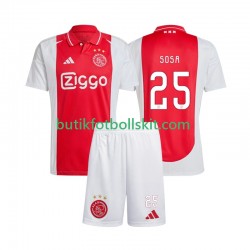 AFC Ajax Wout Weghorst 25 Barn Hemma Matchtröja 2024/25 Kortärmad