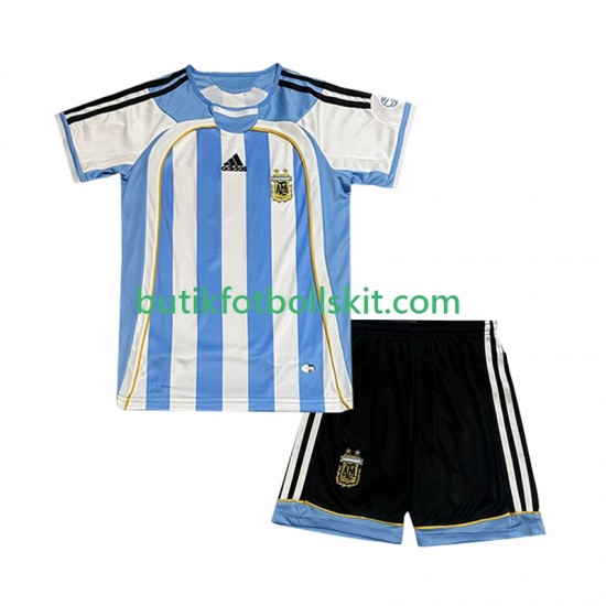 Argentina Retro Barn Hemma Matchtröja 2006 Kortärmad