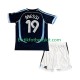 Argentina Lionel Messi 19 Retro Barn Borta Matchtröja 2006 Kortärmad