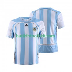 Argentina Retro Män Hemma Matchtröja 2006 Kortärmad