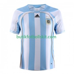 Argentina Retro Män Hemma Matchtröja 2006 Kortärmad