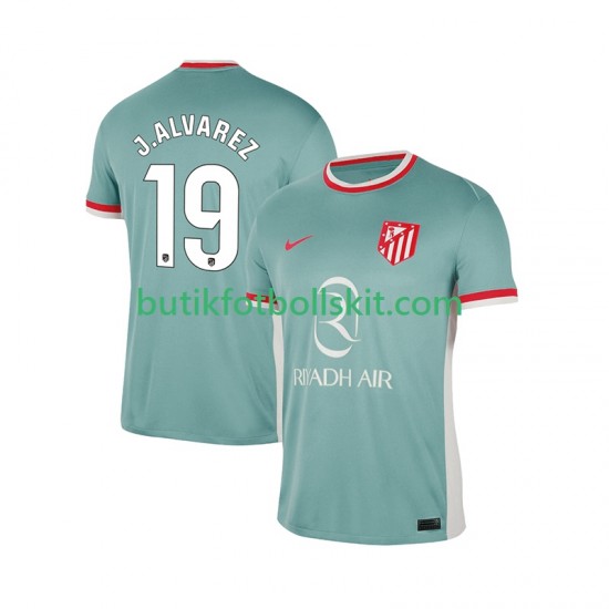 Atlético Madrid Julian Alvarez 19 Män Borta Matchtröja 2024/25 Kortärmad