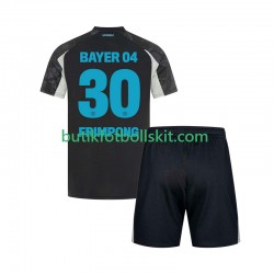 Bayer 04 Leverkusen Frimpong 30 Barn Tredje Matchtröja 2024/25 Kortärmad