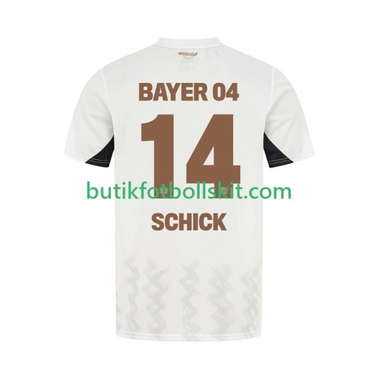 Bayer 04 Leverkusen Patrik Schick 14 Män Borta Matchtröja 2024/25 Kortärmad