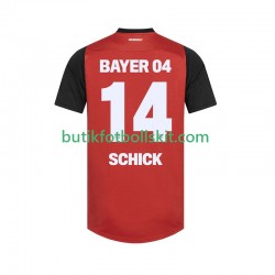 Bayer 04 Leverkusen Patrik Schick 14 Män Hemma Matchtröja 2024/25 Kortärmad