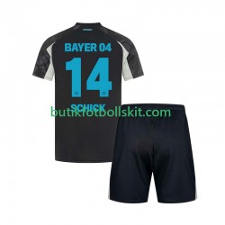 Bayer 04 Leverkusen Patrik Schick 14 Barn Tredje Matchtröja 2024/25 Kortärmad