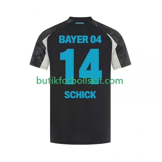 Bayer 04 Leverkusen Patrik Schick 14 Män Tredje Matchtröja 2024/25 Kortärmad