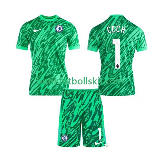 Chelsea CECH 1 Målvakt Barn Tredje Matchtröja 2024/25 Kortärmad