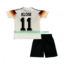 Tyskland Klose 11 1990 Retro Barn Hemma Matchtröja Kortärmad