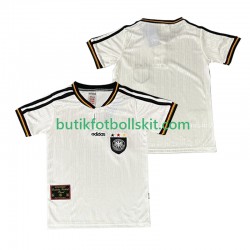Tyskland 1996 Retro Män Hemma Matchtröja Kortärmad