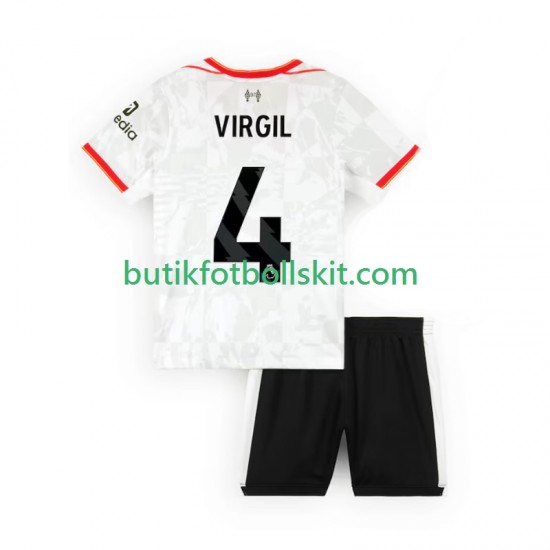 Liverpool VIRGIL 4 Barn Tredje Matchtröja 2024/25 Kortärmad