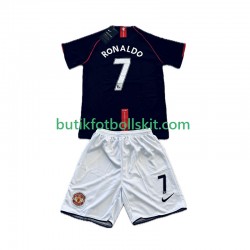 Manchester United Cristiano Ronaldo 7 2007 Retro Barn Borta Matchtröja 2008 Kortärmad