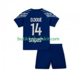 Paris Saint-Germain Desire Doue 14 Barn Fjärdes Matchtröja 2024/25 Kortärmad