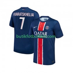 Paris Saint-Germain Khvicha Kvaratskhelia 7 Män Hemma Matchtröja 2024/25 Kortärmad