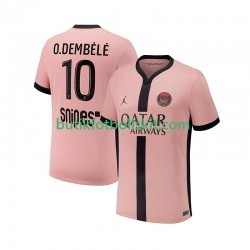 Paris Saint-Germain Ousmane Dembele 10 Män Tredje Matchtröja 2024/25 Kortärmad