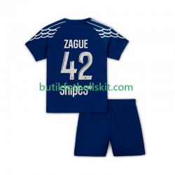 Paris Saint-Germain Zague 42 Barn Fjärdes Matchtröja 2024/25 Kortärmad