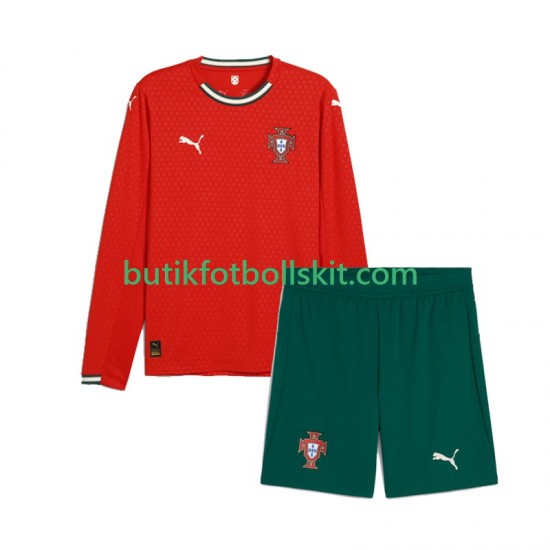 Portugal Barn Hemma Matchtröja 2025 Långärmad
