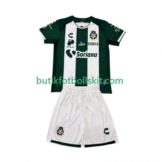 Santos FC Laguna Barn Hemma Matchtröja 2024/25 Kortärmad