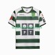 Sporting Lissabon 2001 2003 Retro Män Hemma Matchtröja Kortärmad