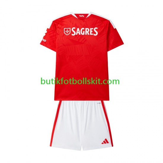 Benfica Barn Hemma Matchtröja 2026/27 Kortärmad