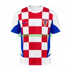 Kroatien Retro Män Hemma Matchtröja 2002 Kortärmad