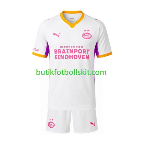 PSV Eindhoven Barn Borta Matchtröja 2026/27 Kortärmad