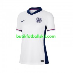 England Kvinnor Hemma Matchtröja Euro 2024 Kortärmad