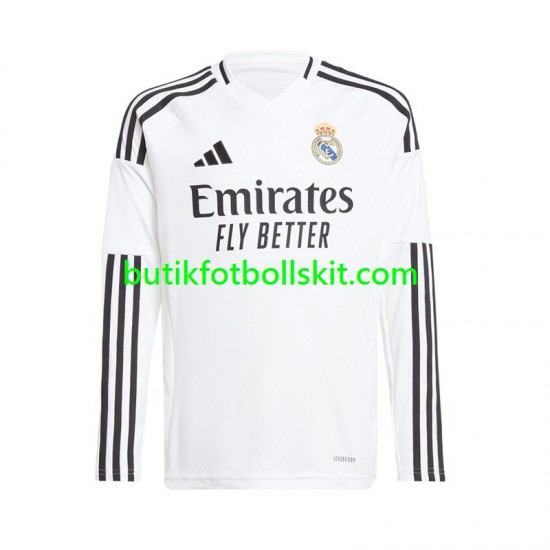 Real Madrid Män Hemma Matchtröja 2024/25 Långärmad