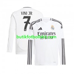 Real Madrid Vinicius Junior 7 Män Hemma Matchtröja 2024/25 Långärmad