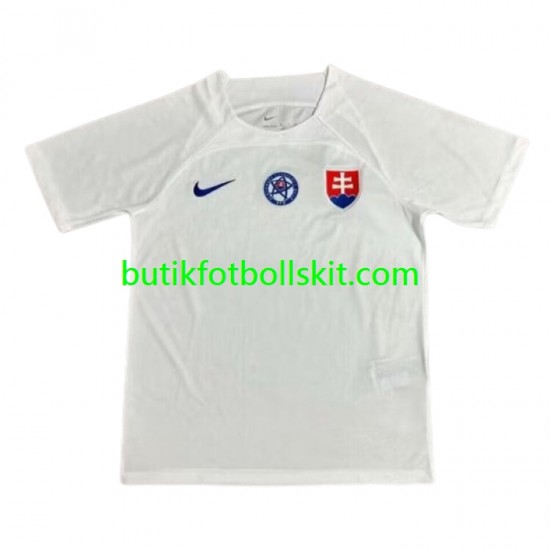 Slovakien Män Borta Matchtröja Euro 2024 Kortärmad