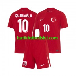 Turkiet Hakan Calhanoglu 10 Barn Borta Matchtröja Euro 2024 Kortärmad