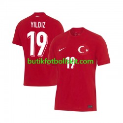 Turkiet Kenan Yıldız 19 Män Borta Matchtröja Euro 2024 Kortärmad