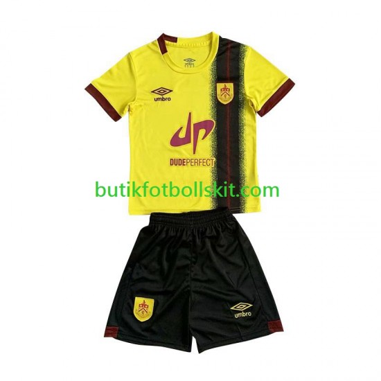 Burnley Barn Borta Matchtröja 2023/24 Kortärmad