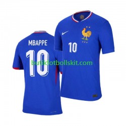 Frankrike Mbappé Kylian 10 Män Hemma Matchtröja Euro 2024 Kortärmad