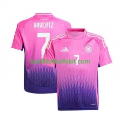 Tyskland Havertz 7 Män Borta Matchtröja Euro 2024 Kortärmad