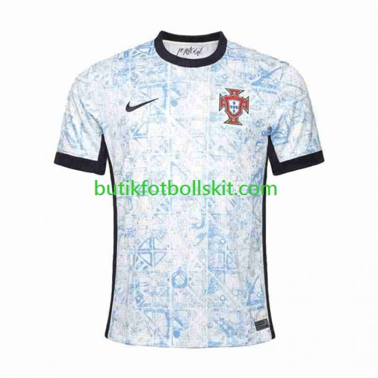 Portugal Män Borta Matchtröja Euro 2024 Kortärmad