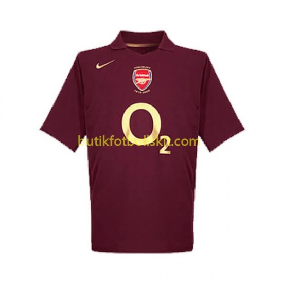 Arsenal 2005 Retro Män Hemma Matchtröja Kortärmad