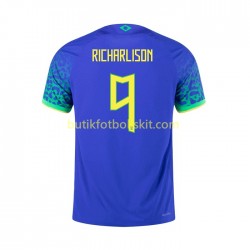 Brasilien RICHARLISON 9 Män Borta Matchtröja 2022 Kortärmad