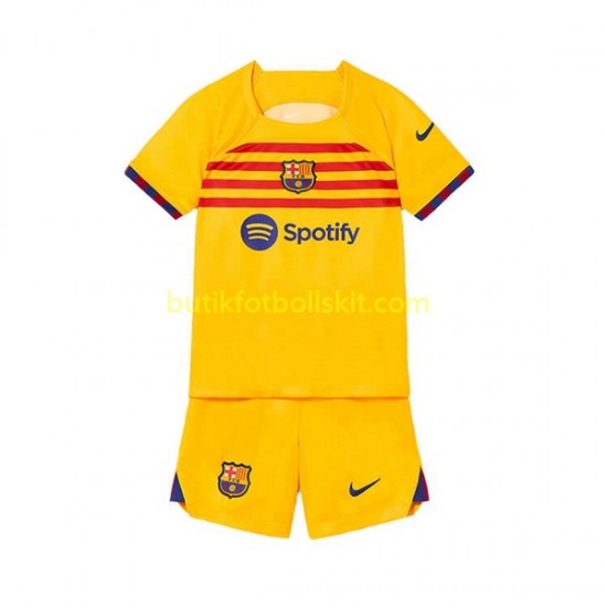 FC Barcelona Barn Fjärdes Matchtröja 2022/23 Kortärmad
