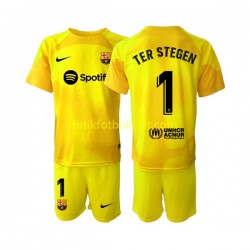 FC Barcelona Ter Stegen 1 Målvakt Barn Fjärdes Matchtröja 2022/23 Kortärmad