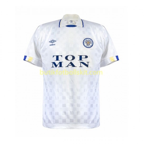 Leeds United Retro Män Hemma Matchtröja 1989/90 Kortärmad