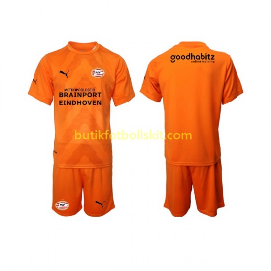 PSV Eindhoven Målvakt Barn Borta Matchtröja 2022/23 Kortärmad