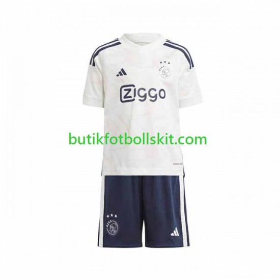 AFC Ajax Barn Borta Matchtröja 2023/24 Kortärmad