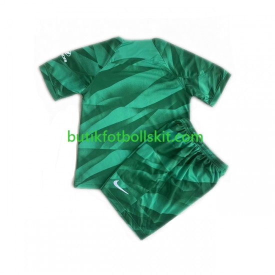 Atlético Madrid Målvakt Barn Borta Matchtröja 2023/24 Kortärmad