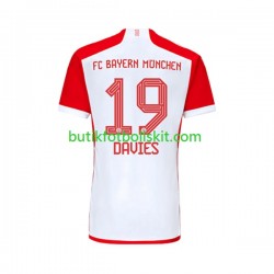 FC Bayern München Alphonso Davies 19 Män Hemma Matchtröja 2023/24 Kortärmad